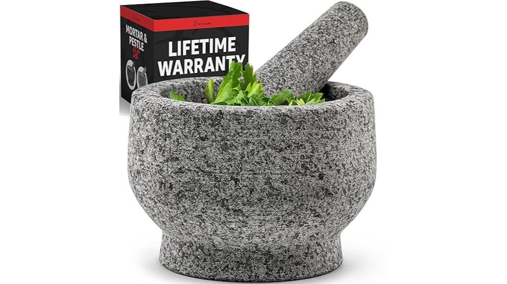 natural granite mortar set