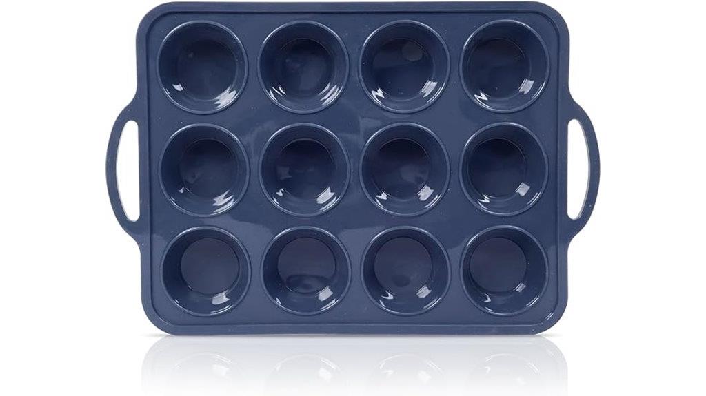 non stick silicone muffin mold