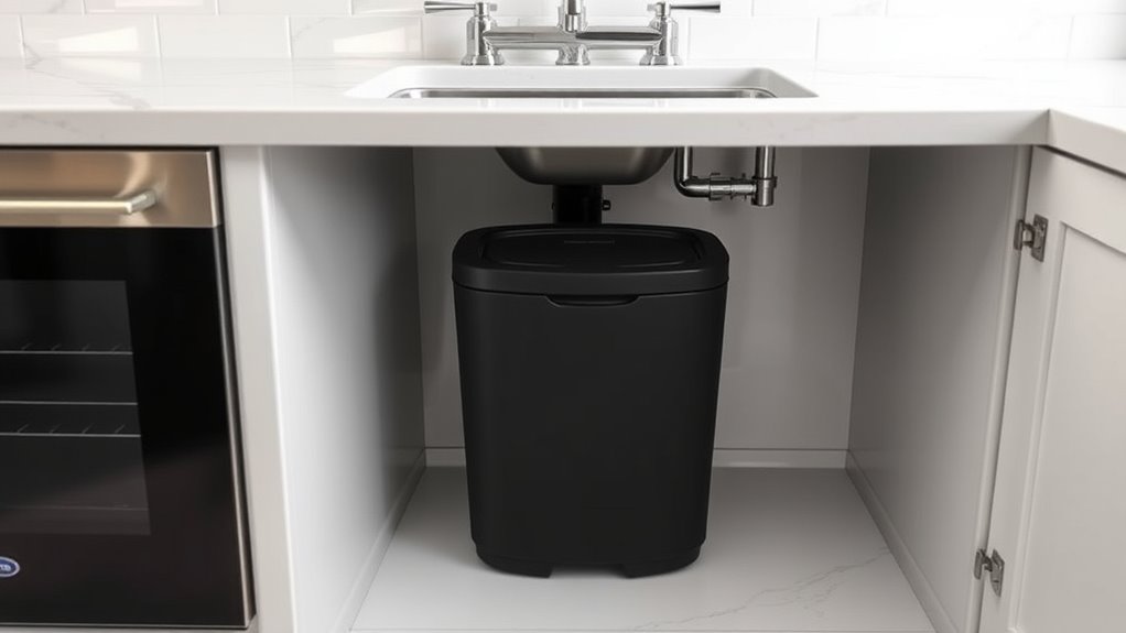 odor free under sink compost