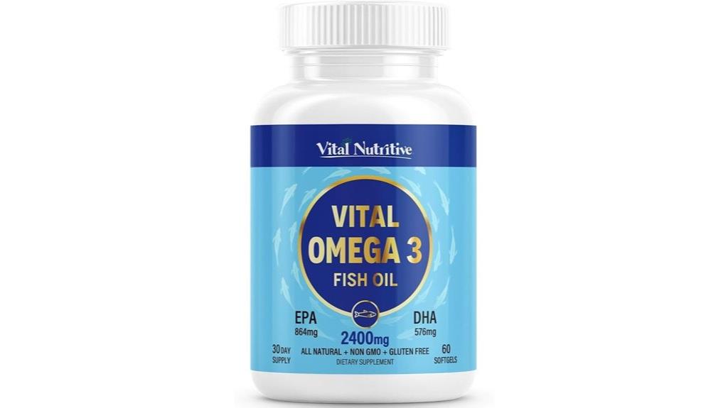 omega 3 fish oil capsules