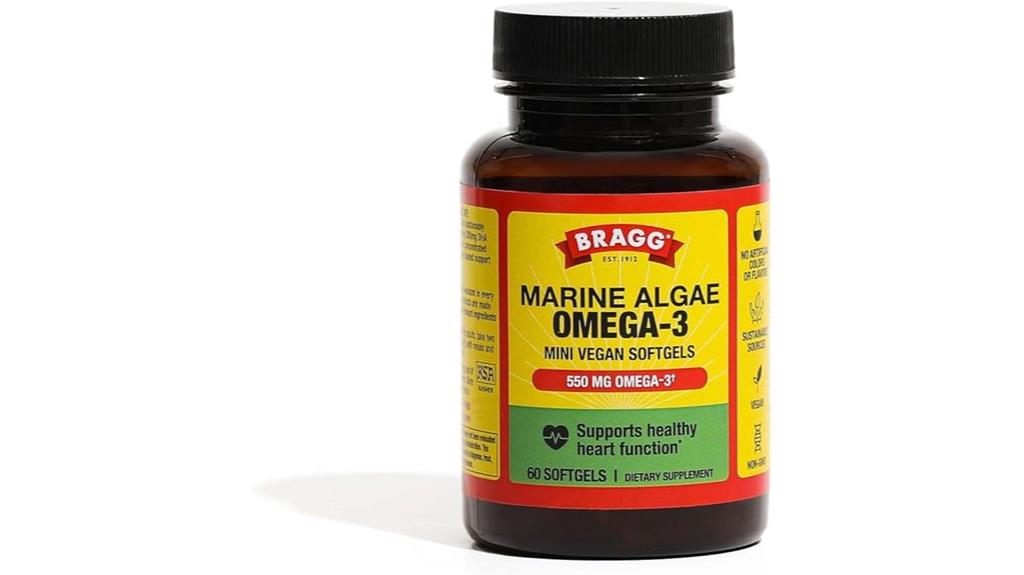 omega 3 vegan softgel capsules