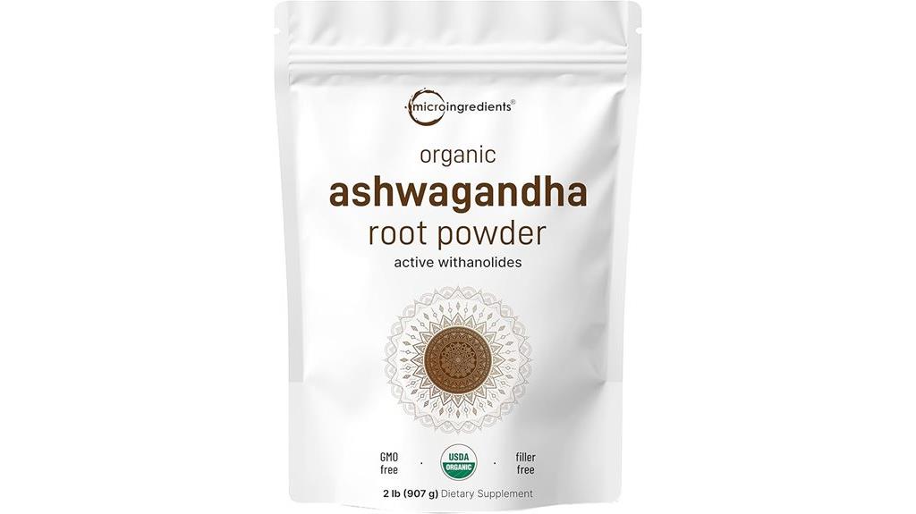 organic ashwagandha powder two pounds