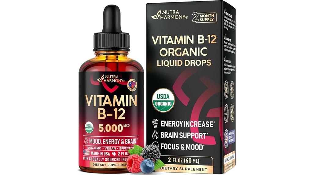 organic b12 sublingual drops