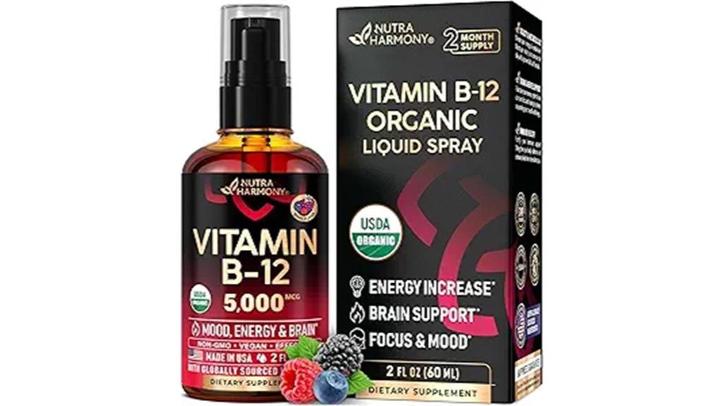 organic b12 sublingual spray