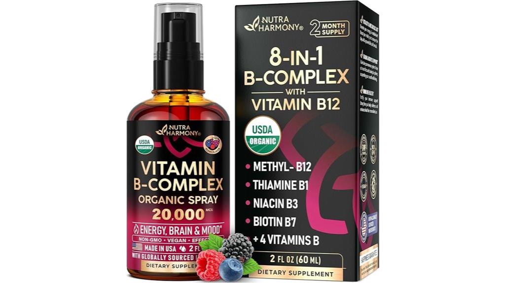 organic b complex liquid spray