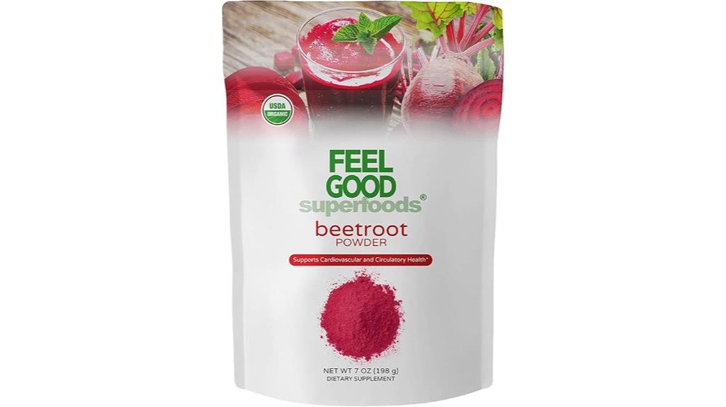 organic beetroot powder 7 oz