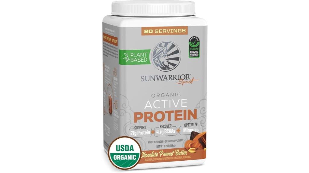 organic chocolate peanut butter