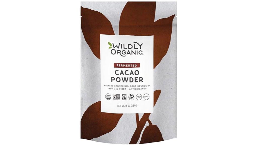 organic fermented cacao powder