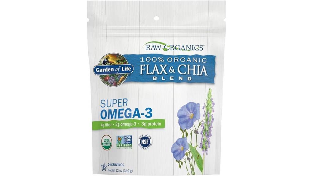 organic flax and chia
