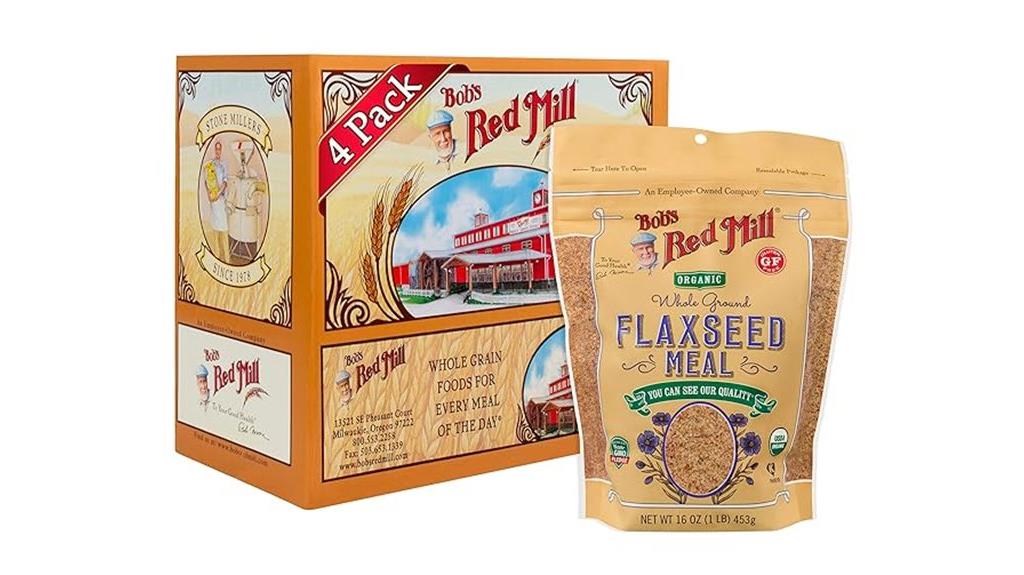 organic flaxseed meal pack