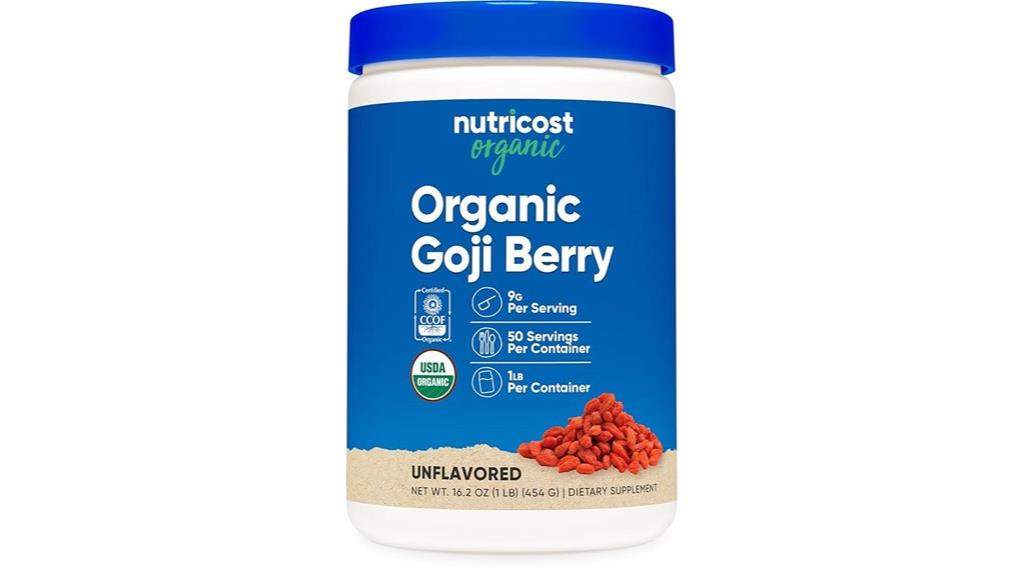 organic goji berry powder