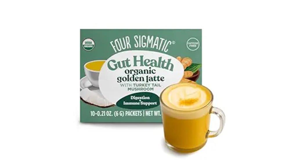 organic golden latte sachets