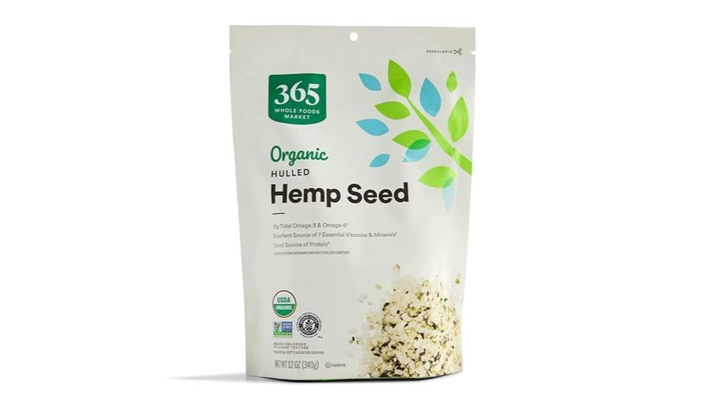 organic hemp seed 12 oz