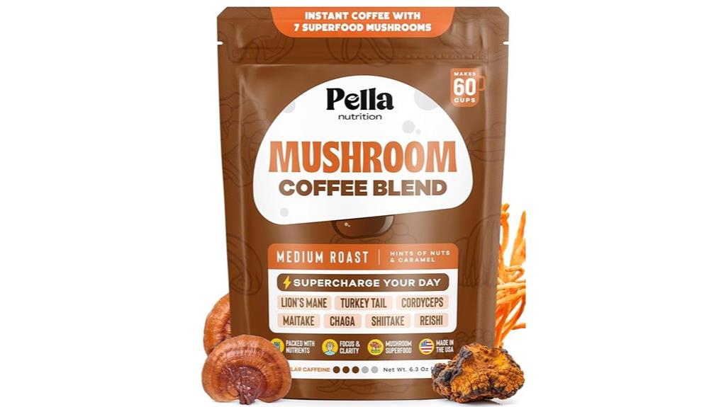 organic mushroom coffee pack