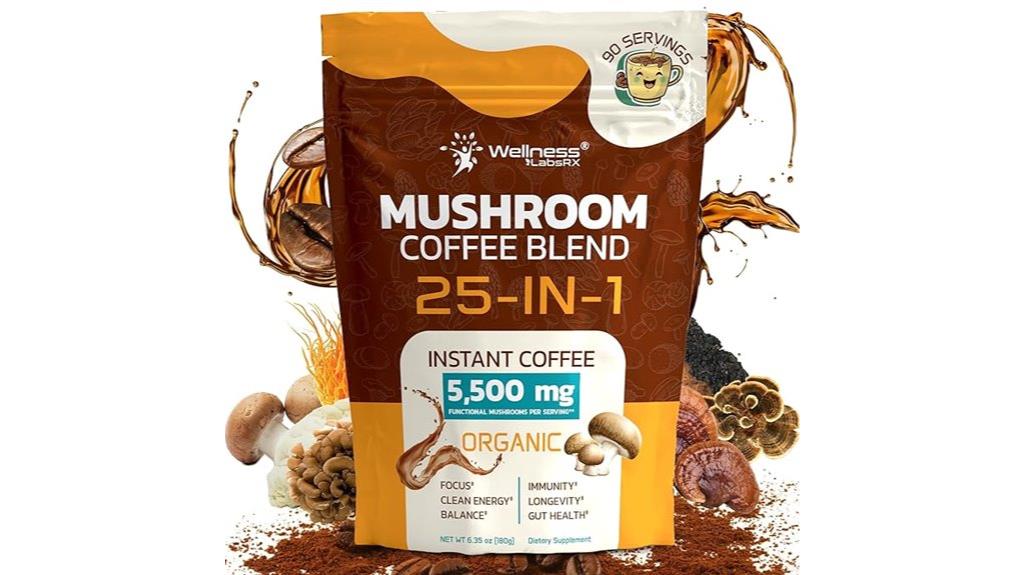 organic mushroom instant coffee