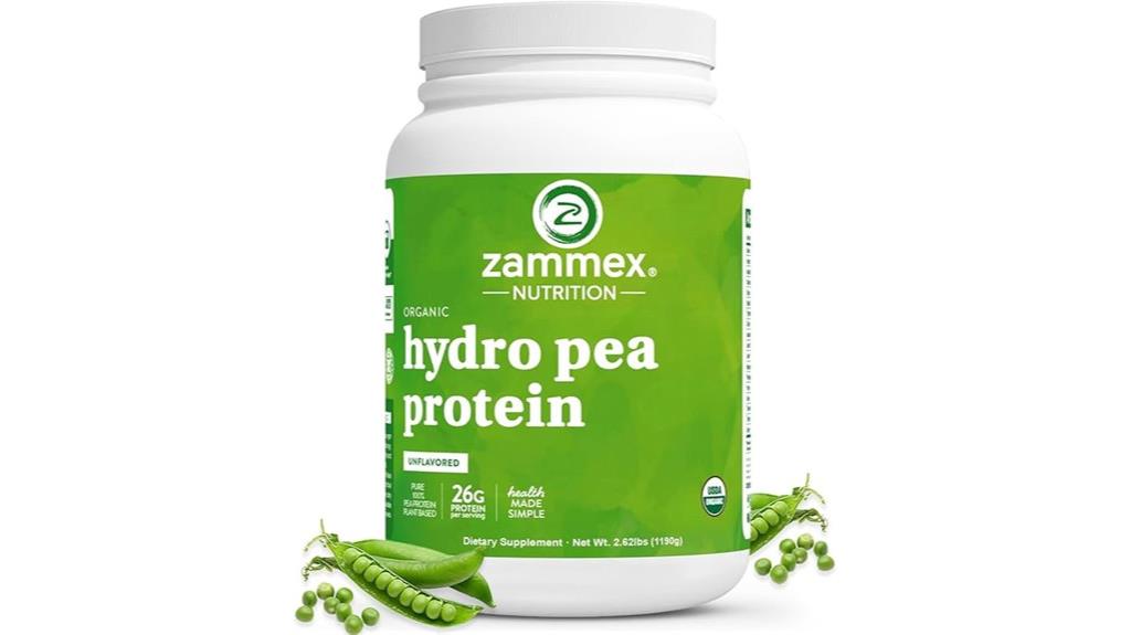 organic pea protein powder