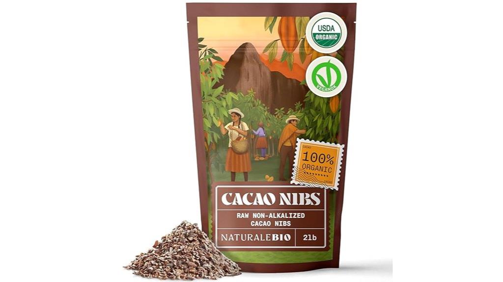 organic raw cacao nibs