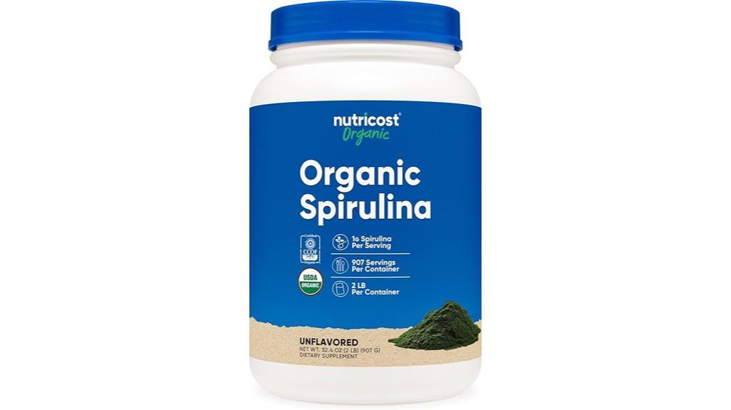 organic spirulina powder 2 lb