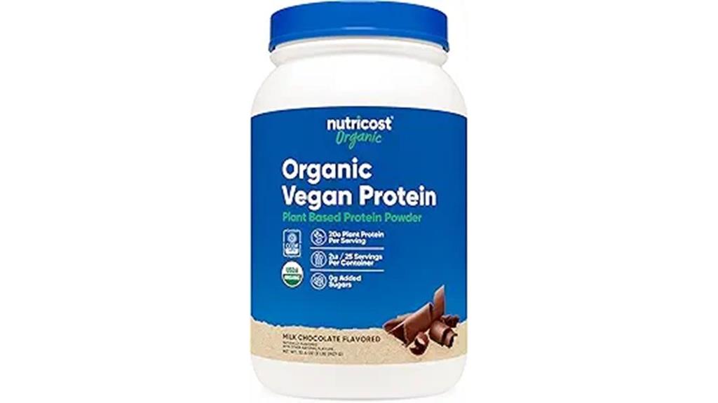 organic vegan chocolate protein