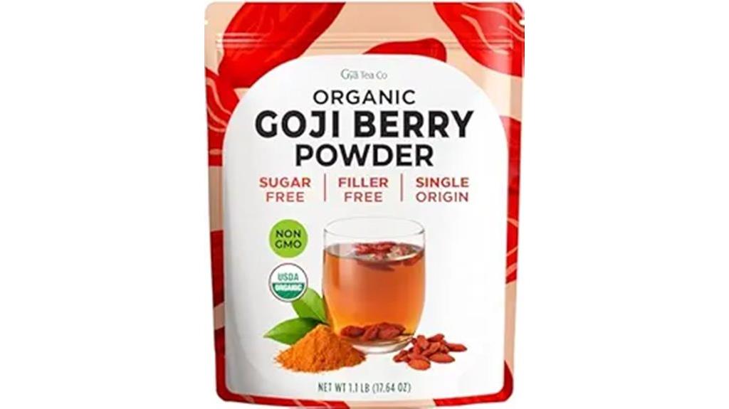 organic vegan goji powder