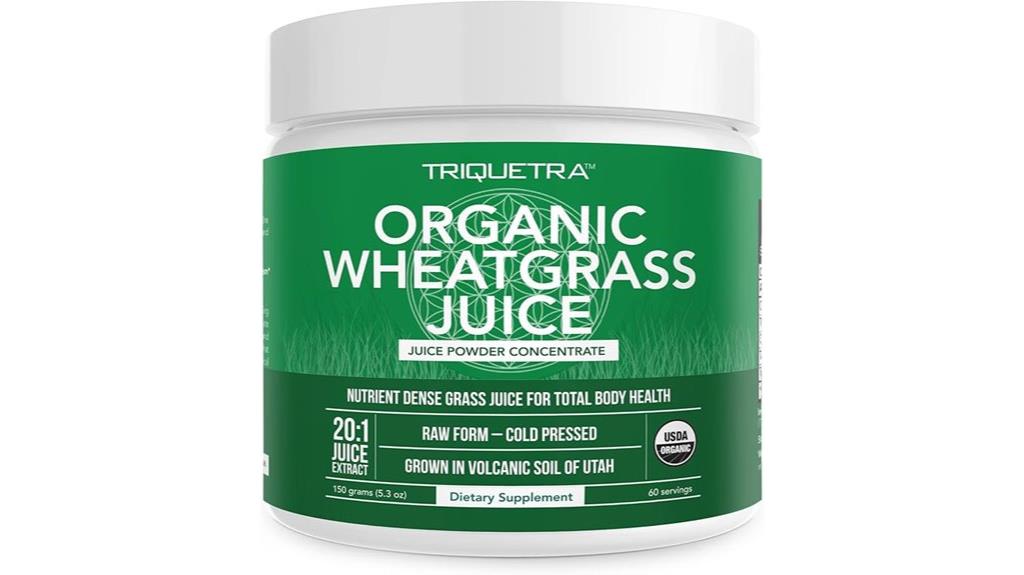 organic wheatgrass powder