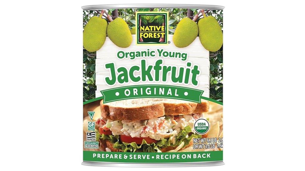 organic young jackfruit 6 1 lb