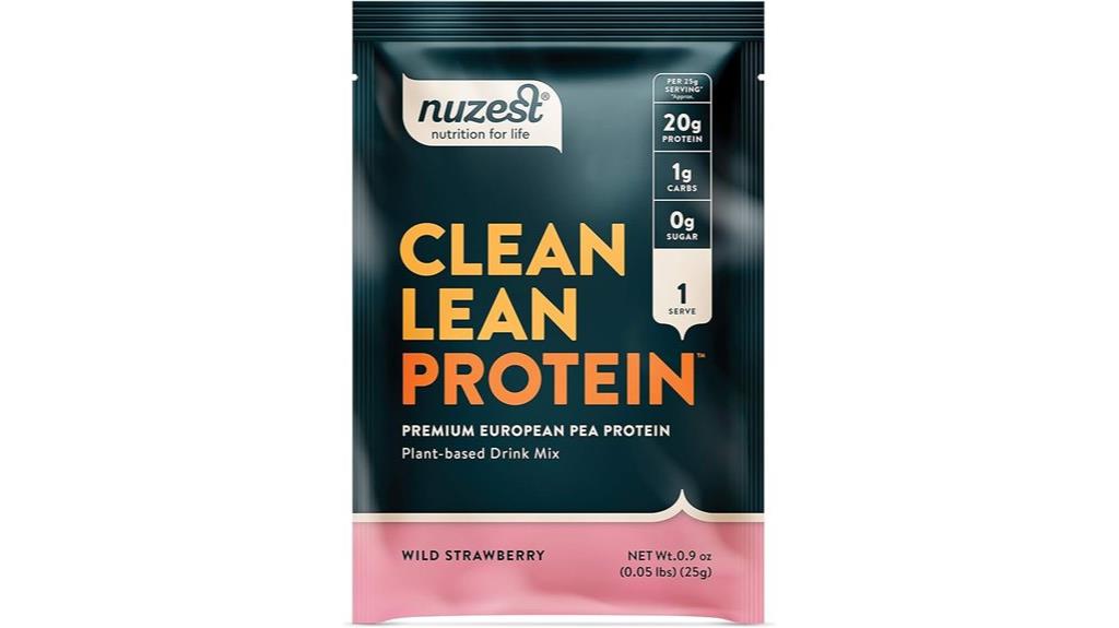 pea protein powder strawberry