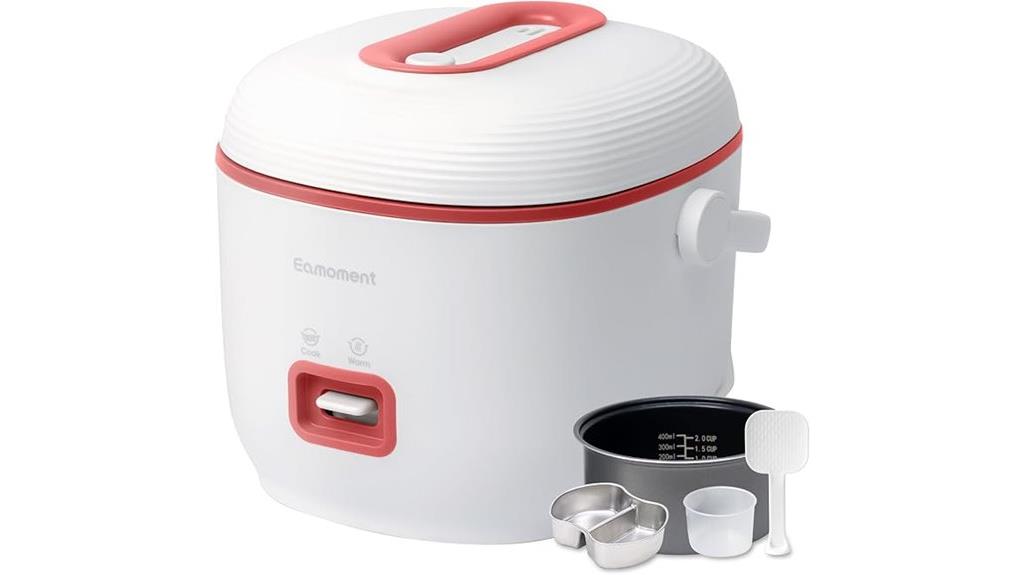 pink mini rice cooker