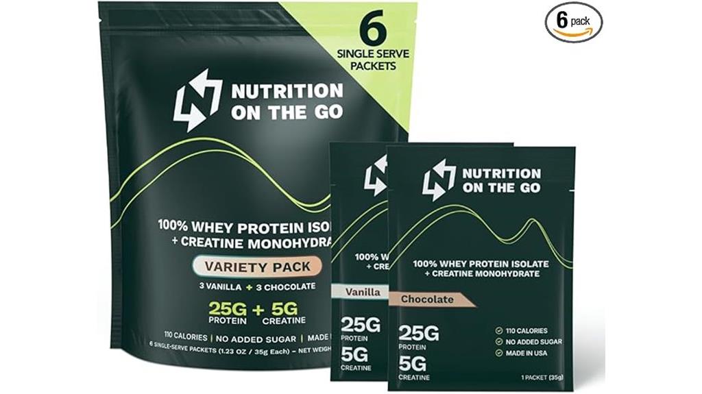 portable protein powder packets