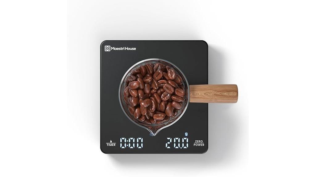 portable rechargeable coffee scale