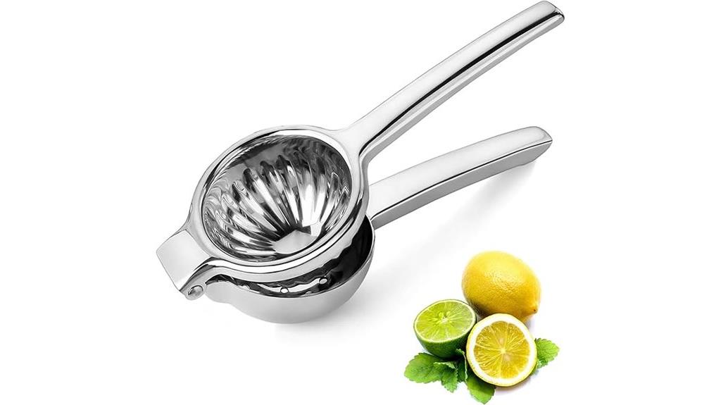 portable stainless lemon squeezer