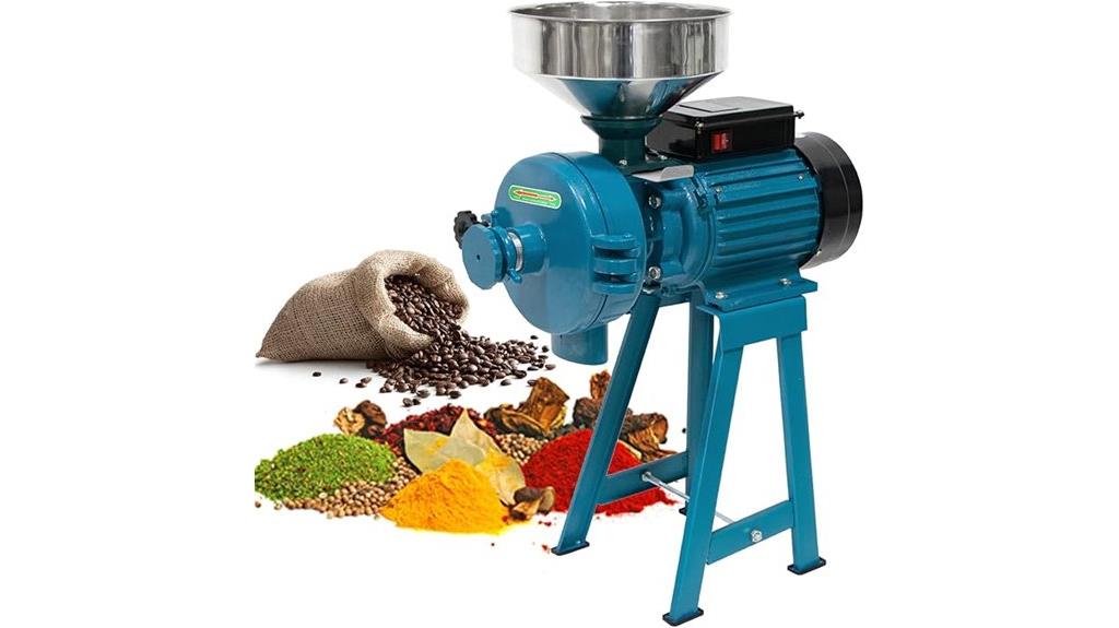 powerful 3000w grain mill