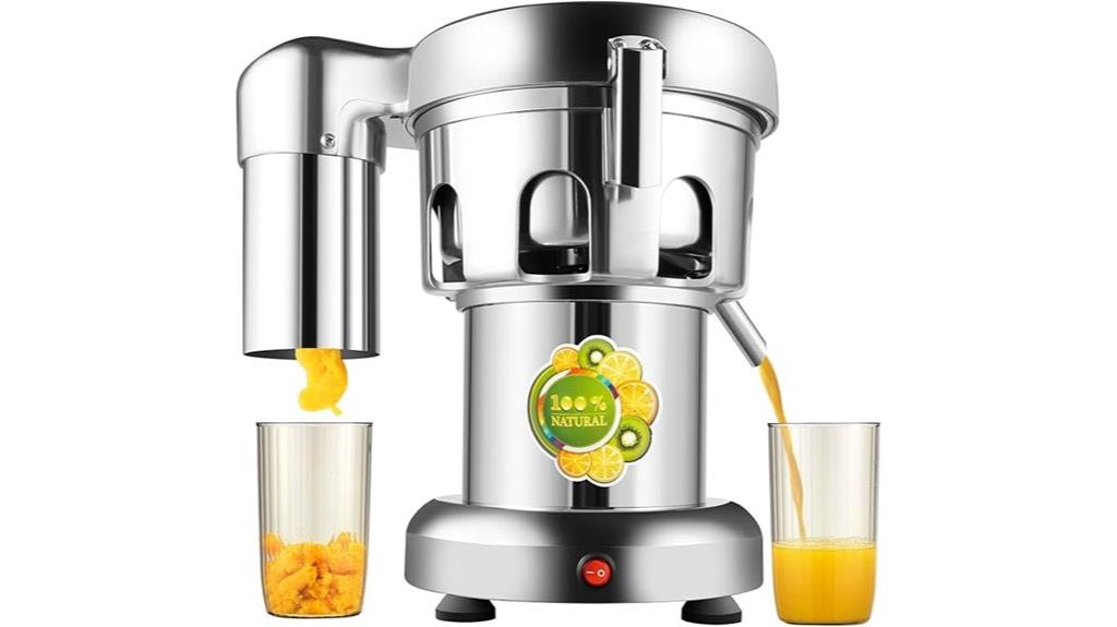 powerful stainless steel juicer