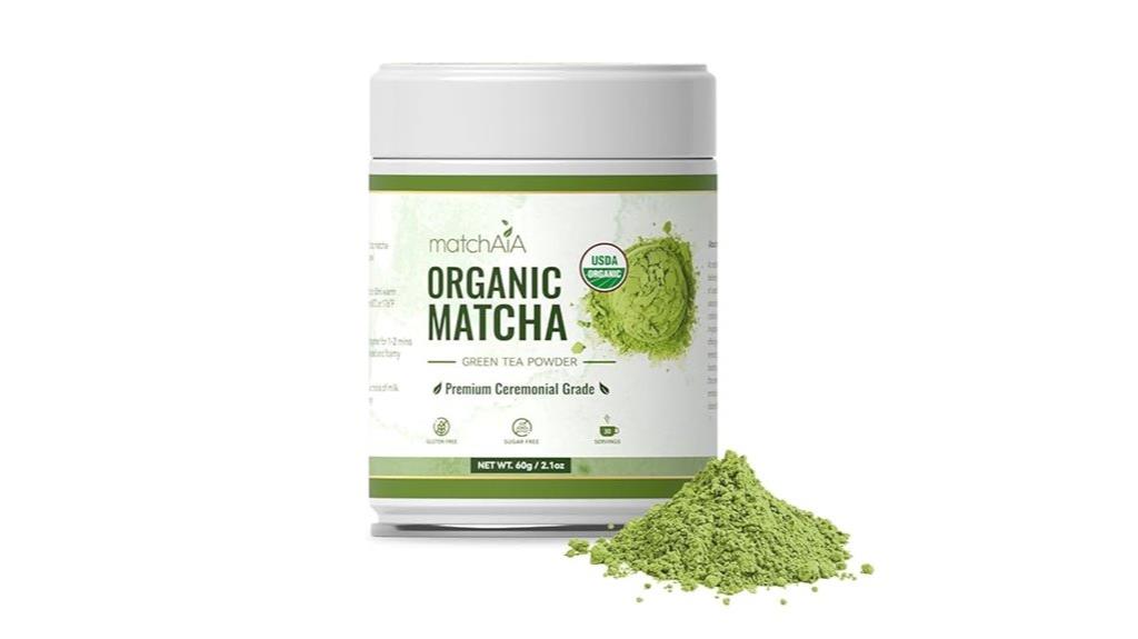 premium organic matcha powder