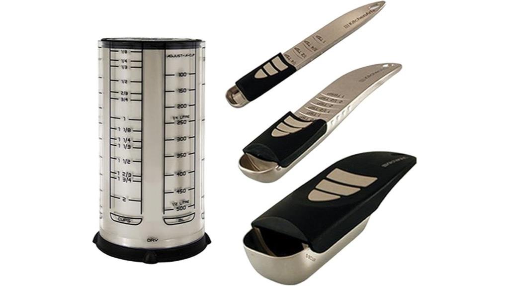 premium satin measuring set