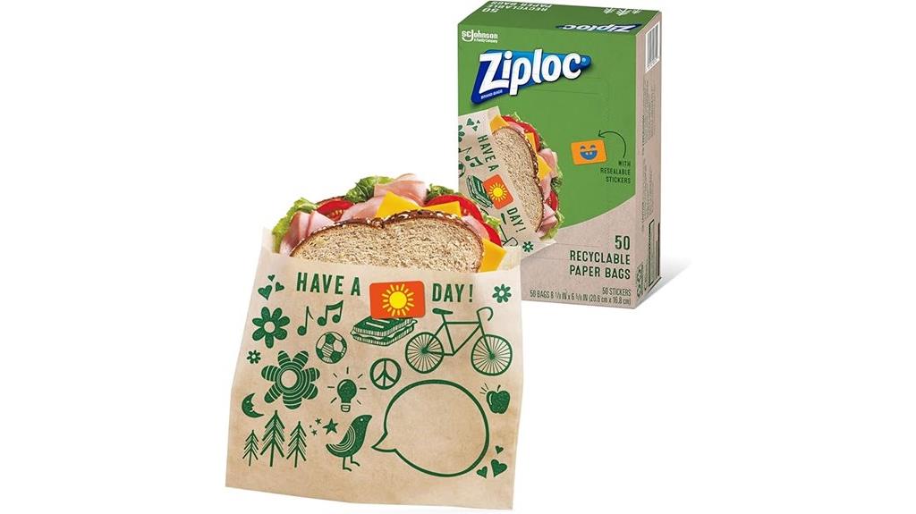 recyclable sealable sandwich bags