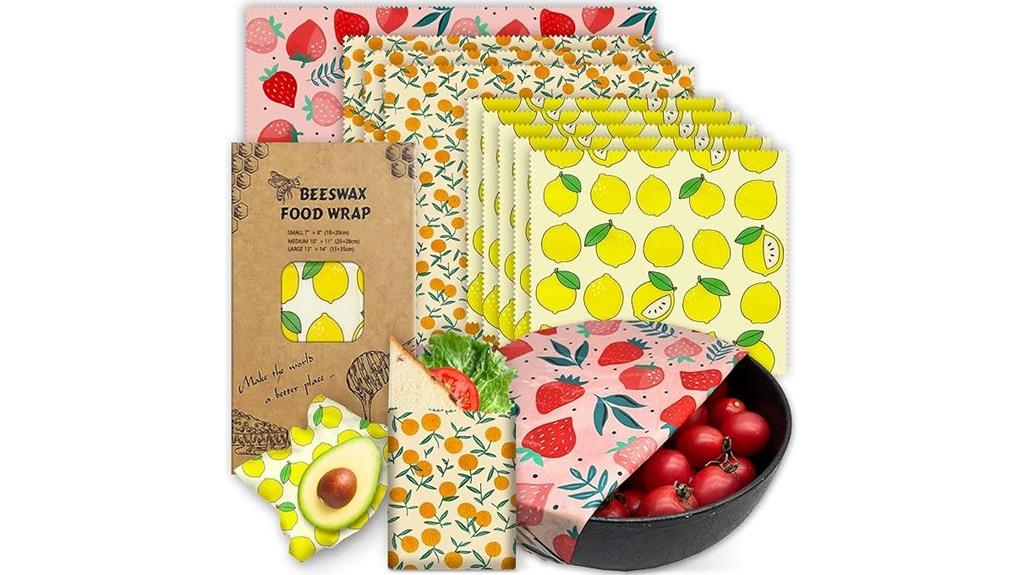 reusable beeswax wraps