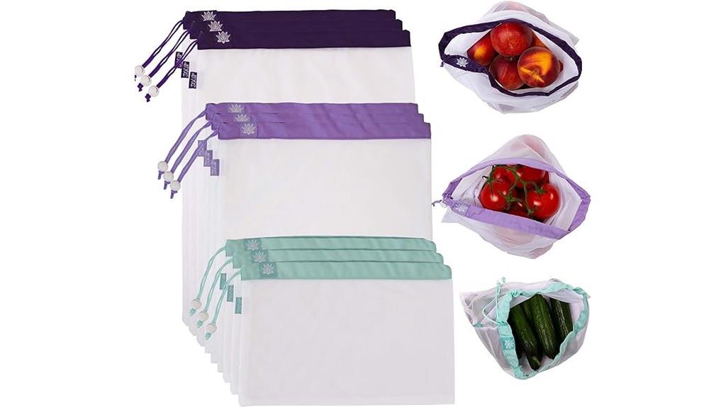reusable grocery produce bags