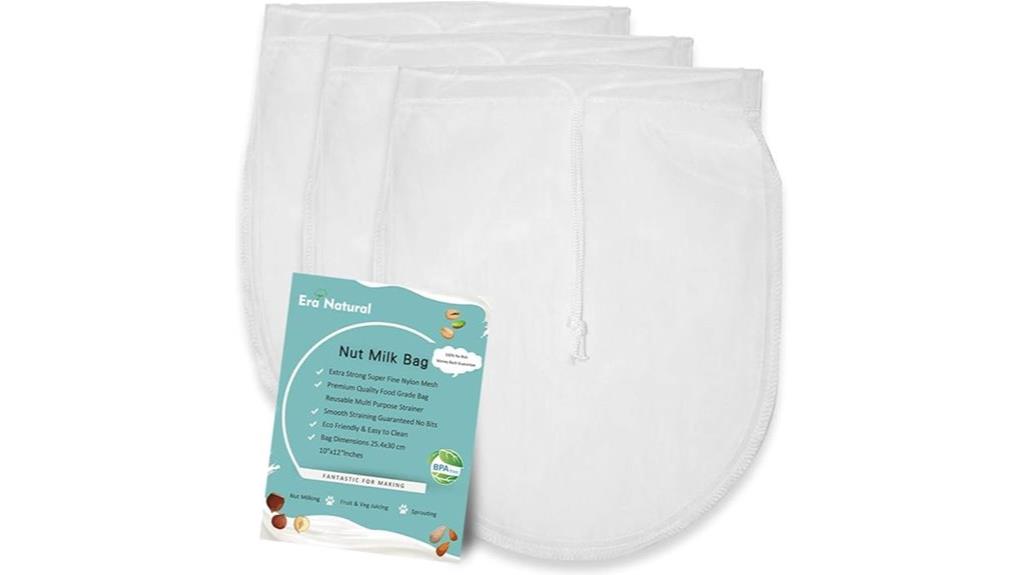 reusable nut milk straining bags
