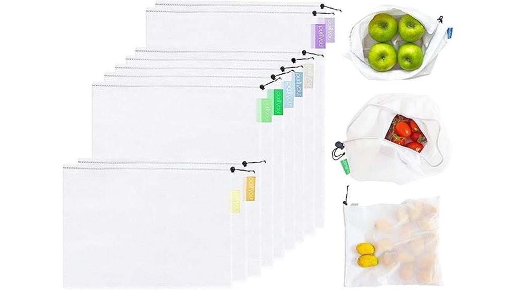 reusable produce bag set