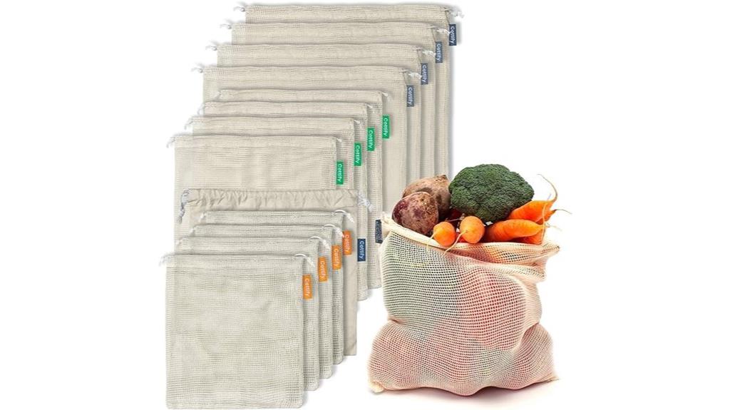reusable vegetable and fruit bags