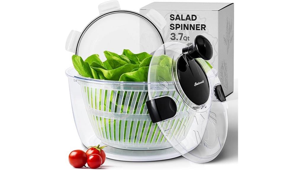 salad spinner with accessories