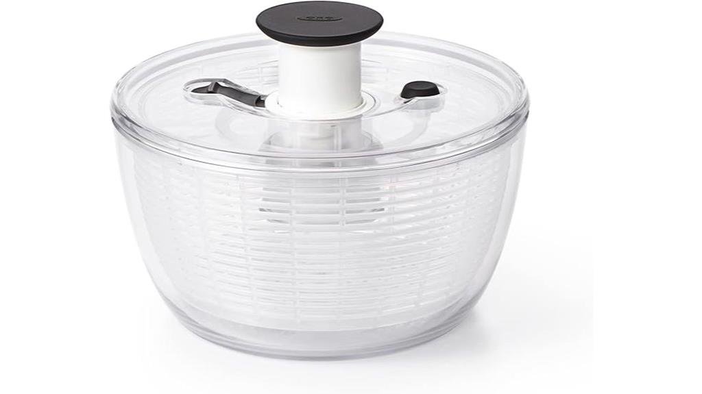 salad spinner with fruit