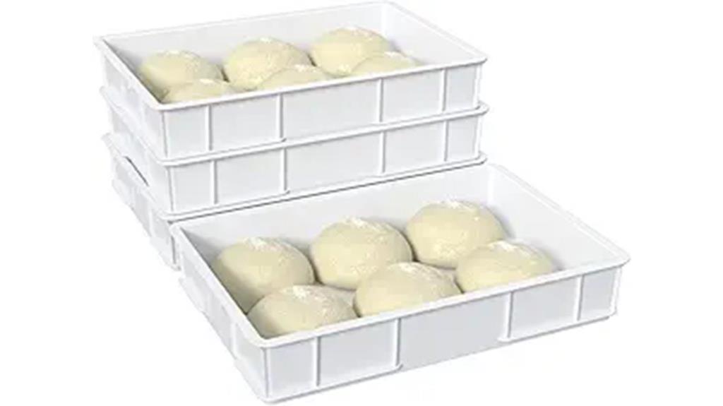 set of four proofing boxes