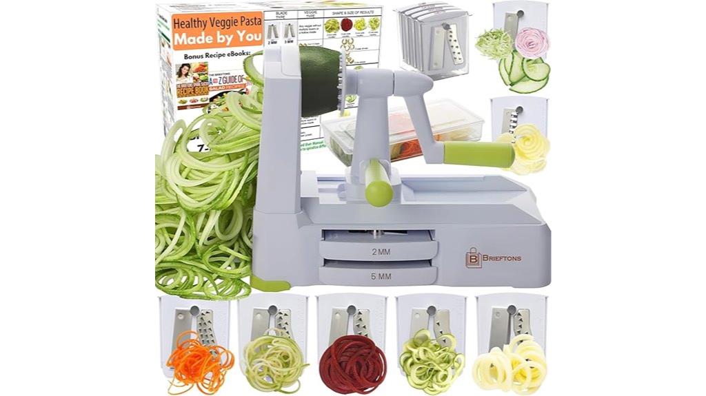 seven blade vegetable spiralizer
