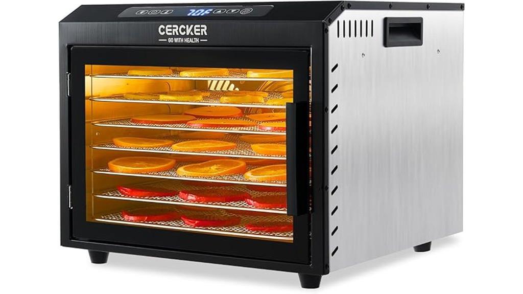 seven tray food dryer