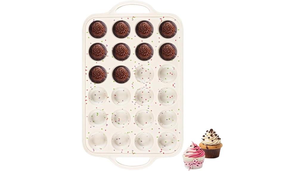 silicone 24 cup muffin pan