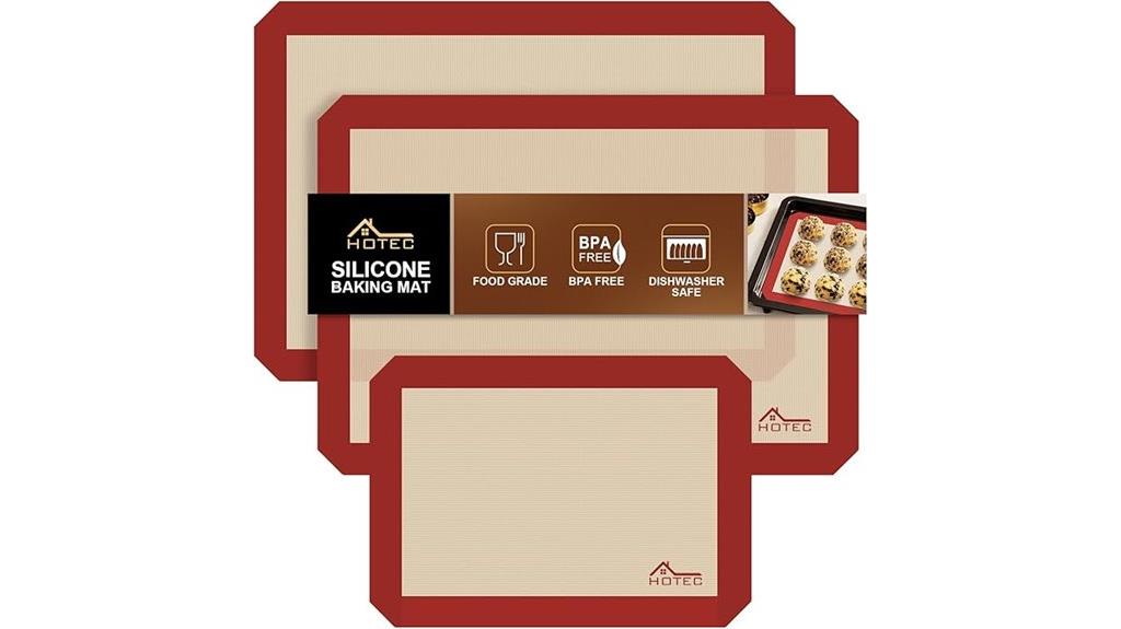 silicone baking mats pack