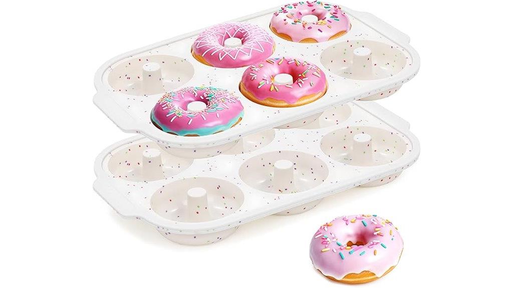 silicone donut baking molds
