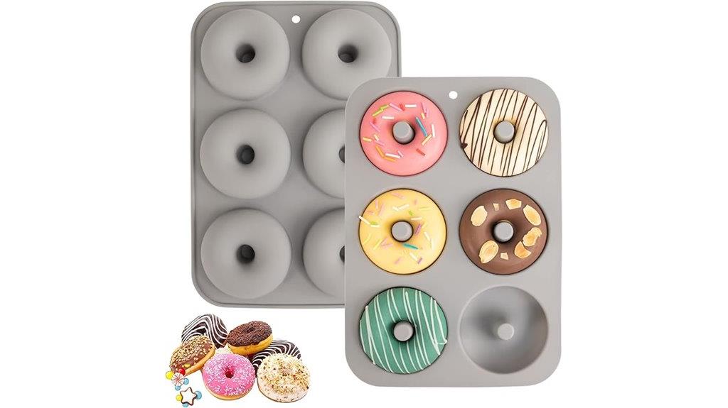 silicone donut mold set